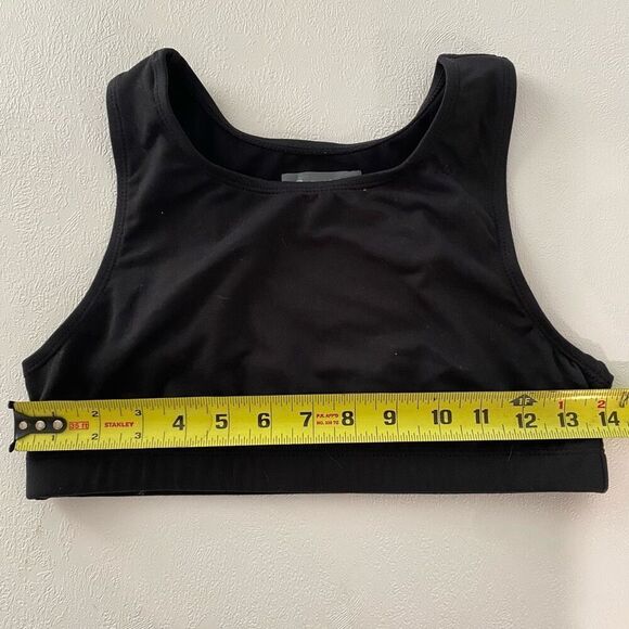 Eddie Bauer Kids Black Athletic Crop Top | Swim/Active | Size XL (16) - Picture 4 of 5